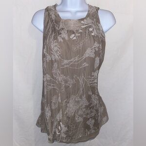 Women’s size Small lined sheer blouse